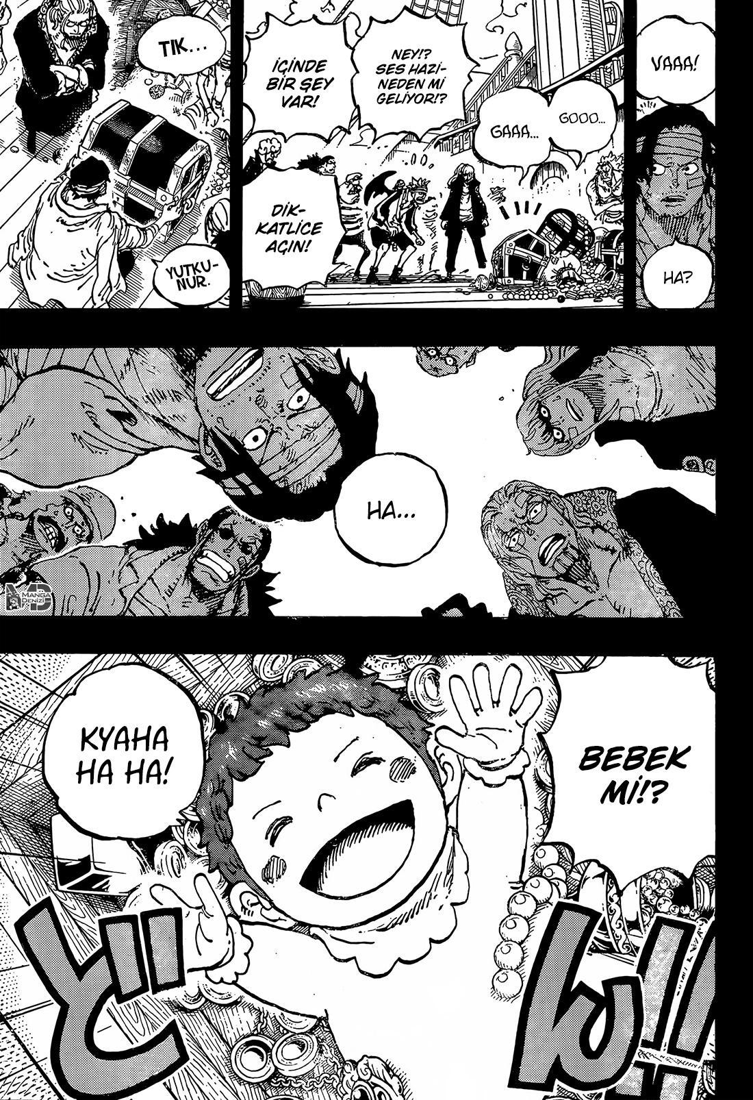 One Piece mangasının 1166 bölümünün 8. sayfasını okuyorsunuz.