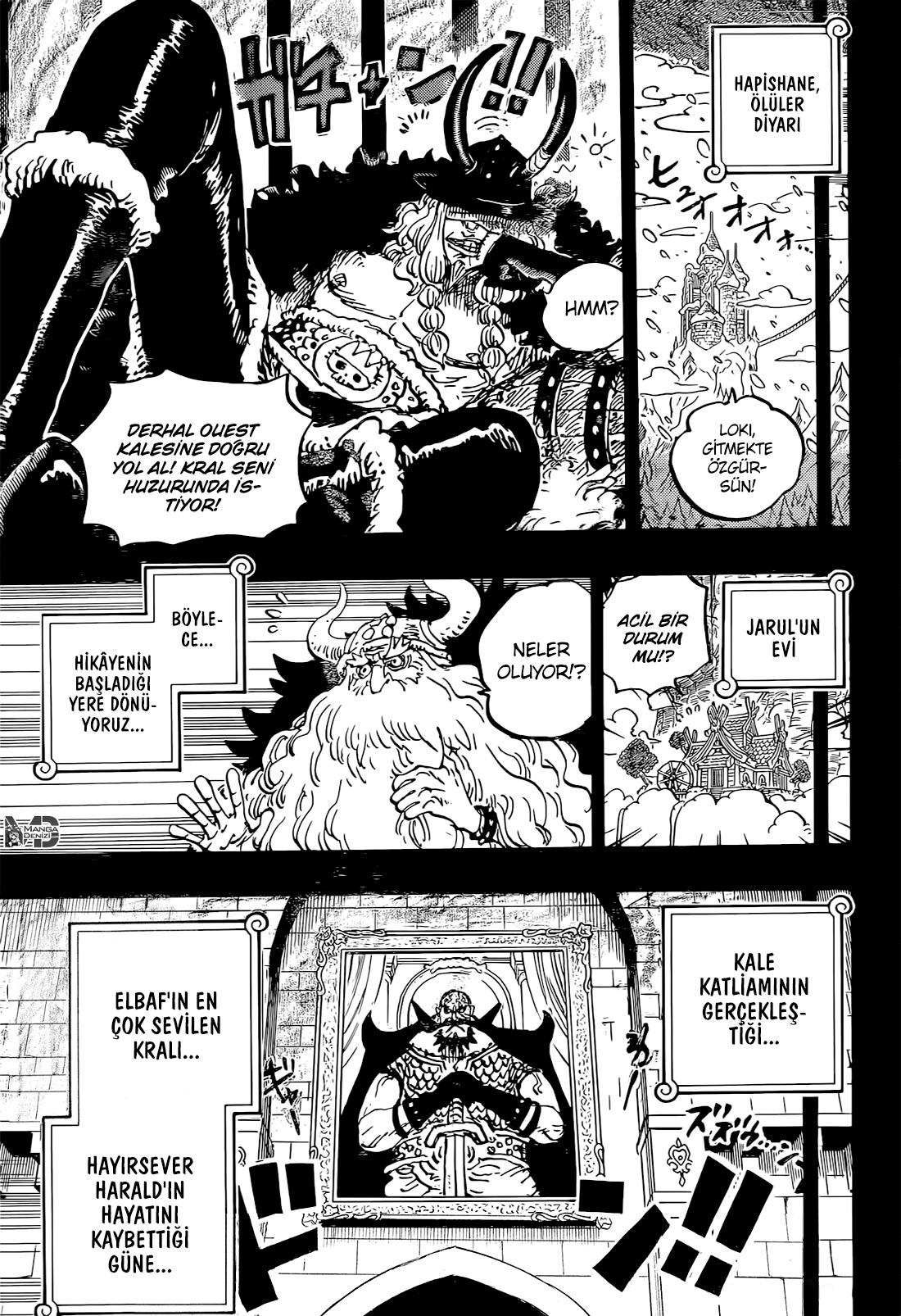One Piece mangasının 1168 bölümünün 16. sayfasını okuyorsunuz.