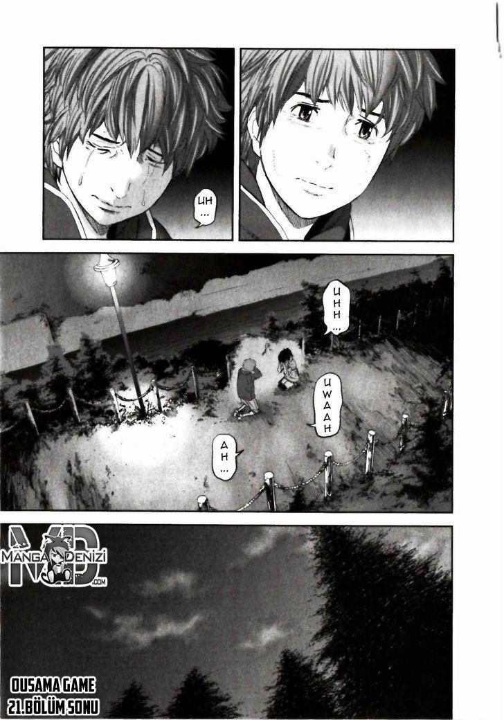 Ousama Game mangasının 21 bölümünün 28. sayfasını okuyorsunuz.