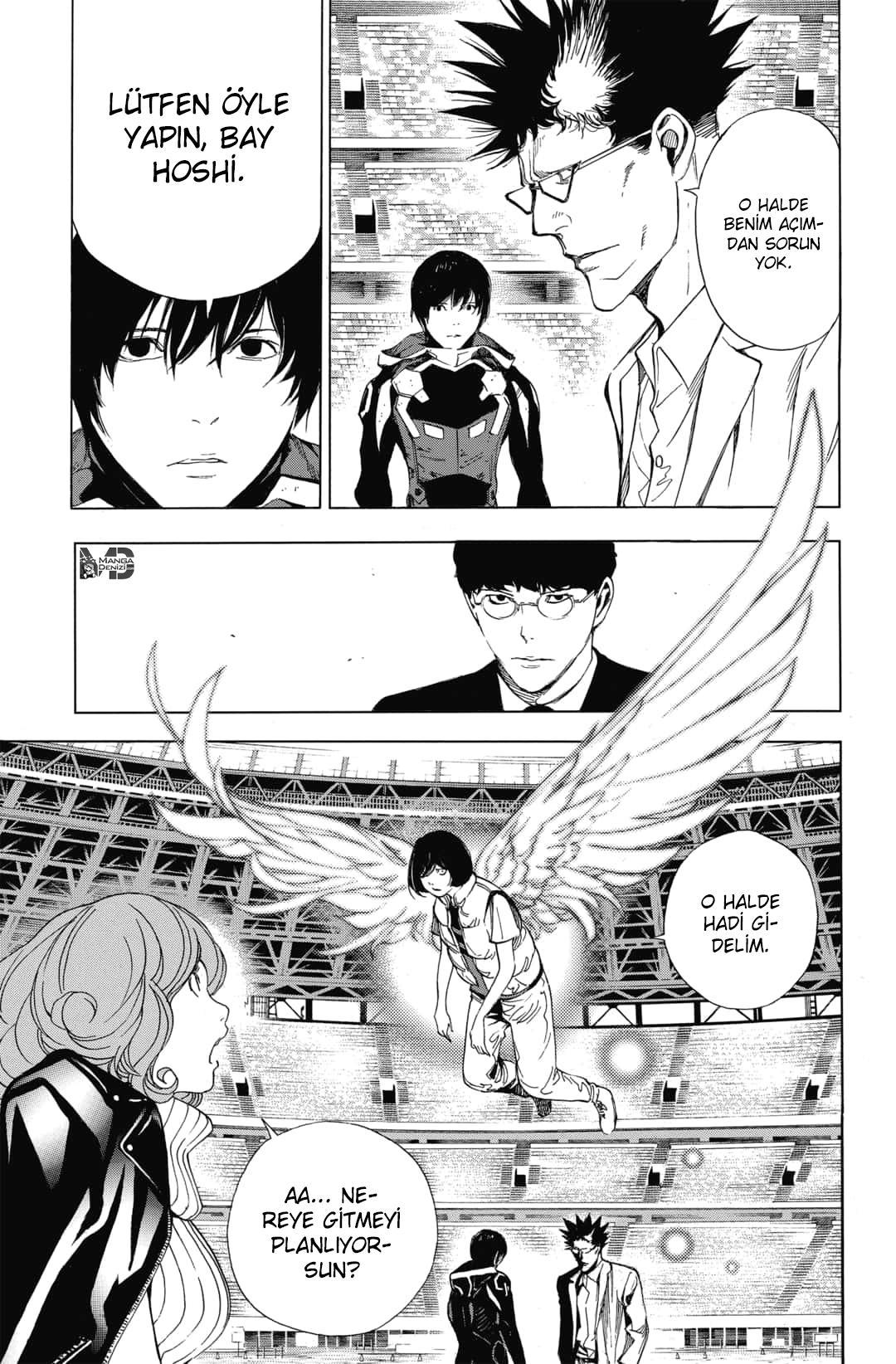 Platinum End mangasının 49 bölümünün 8. sayfasını okuyorsunuz.