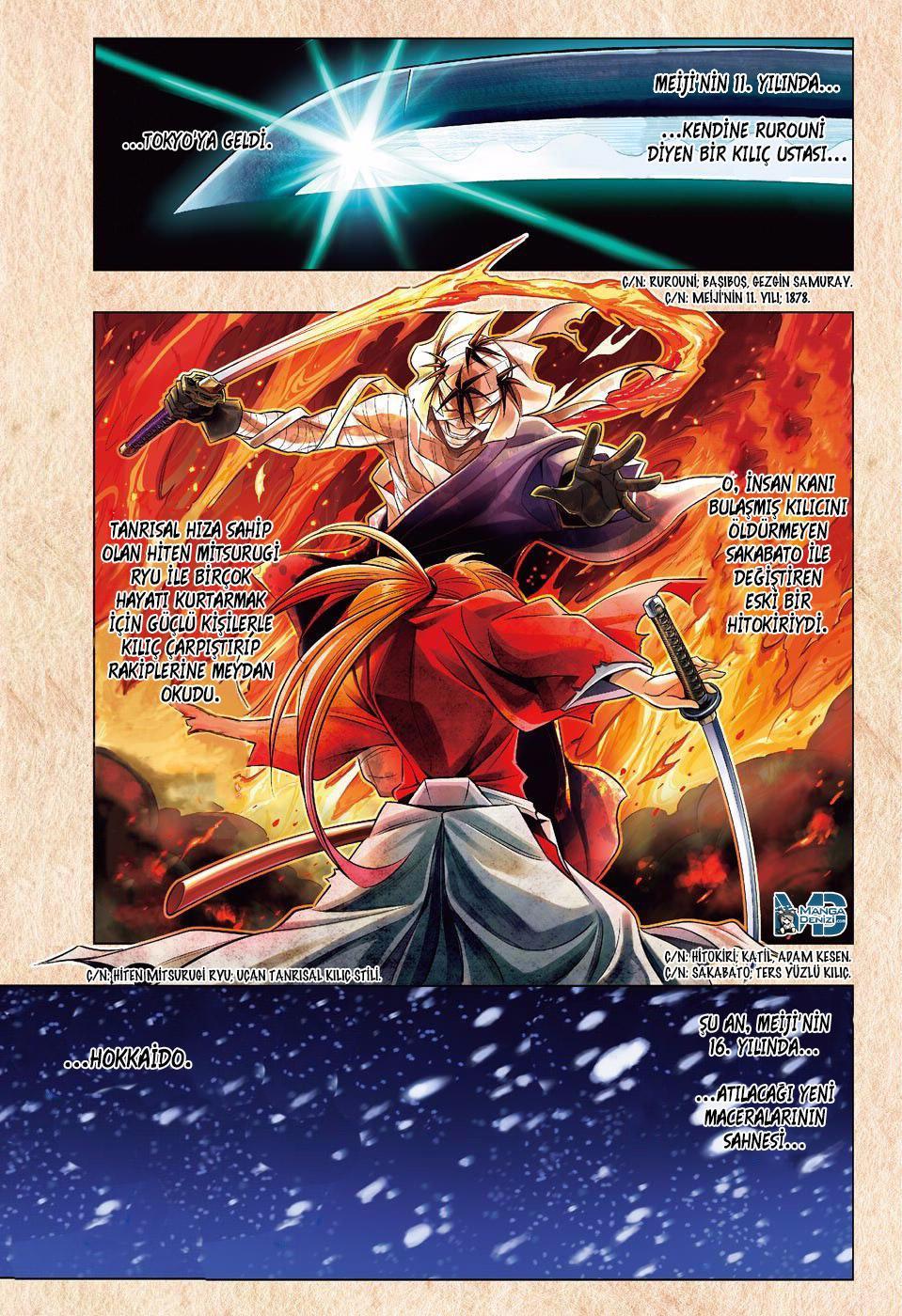 Rurouni Kenshin: Hokkaido Arc mangasının 01 bölümünün 2. sayfasını okuyorsunuz.
