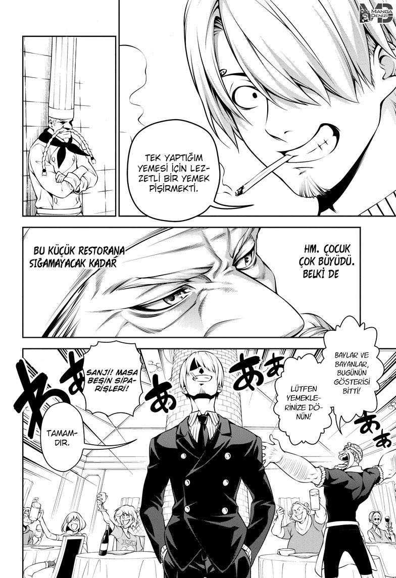Shokugeki no Sanji mangasının 001 bölümünün 33. sayfasını okuyorsunuz.