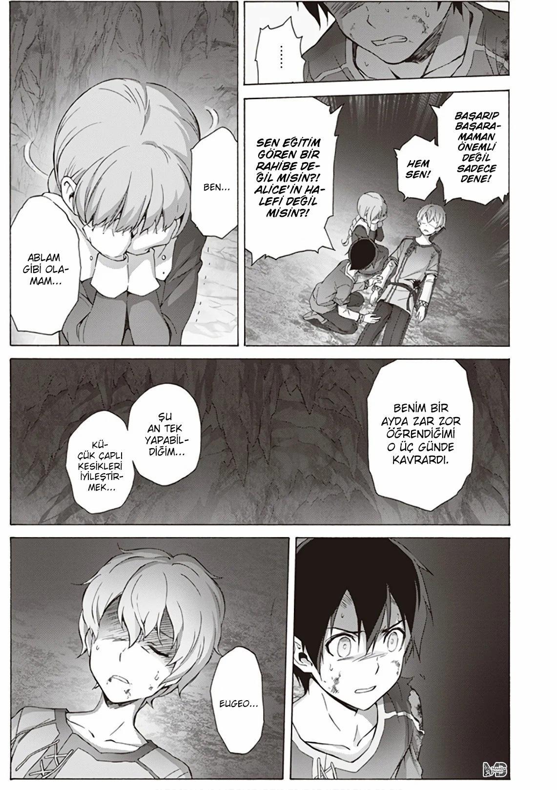 Sword Art Online: Alicization mangasının 11 bölümünün 20. sayfasını okuyorsunuz.