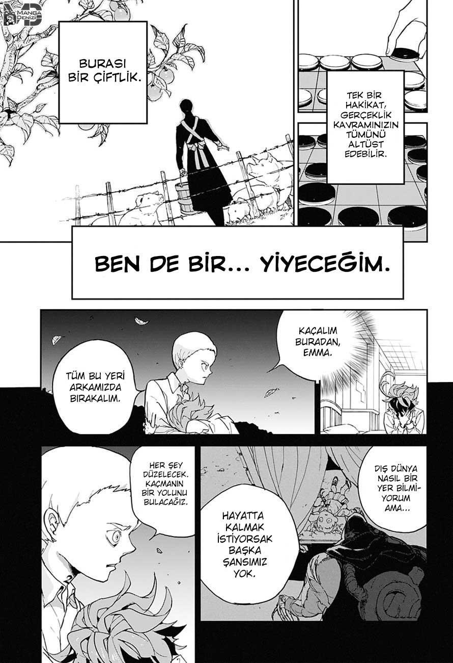 The Promised Neverland mangasının 001 bölümünün 50. sayfasını okuyorsunuz.