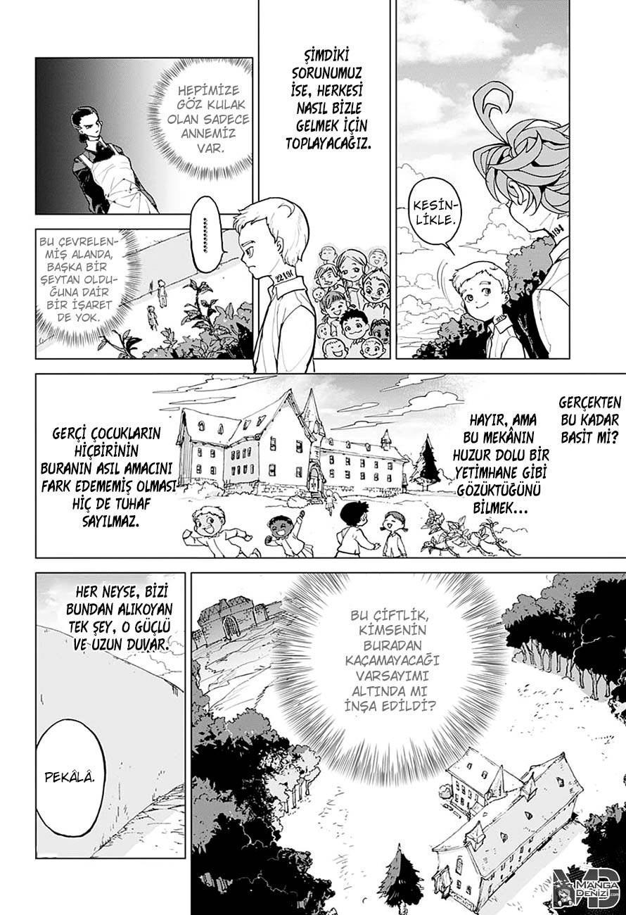 The Promised Neverland mangasının 002 bölümünün 19. sayfasını okuyorsunuz.