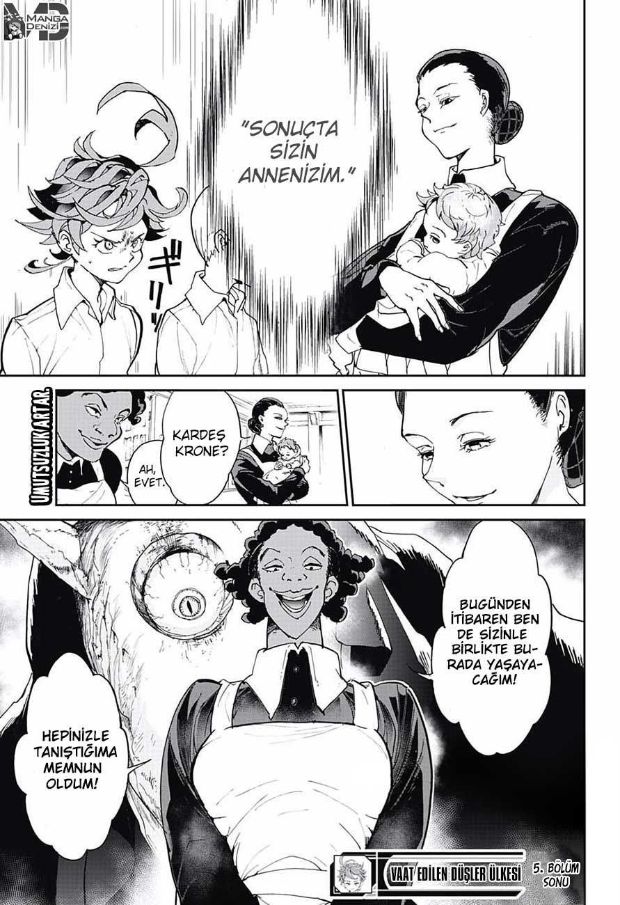 The Promised Neverland mangasının 005 bölümünün 20. sayfasını okuyorsunuz.