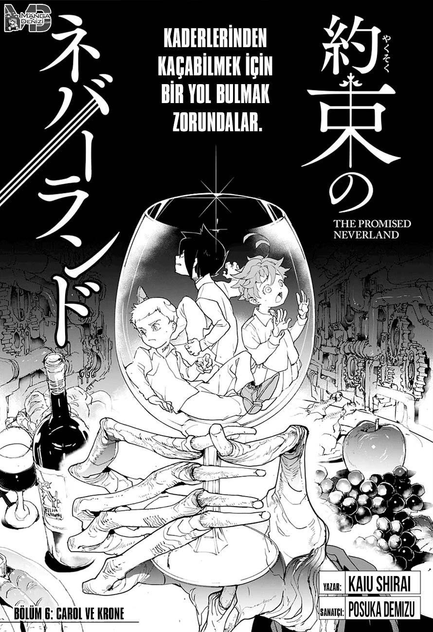 The Promised Neverland mangasının 006 bölümünün 3. sayfasını okuyorsunuz.