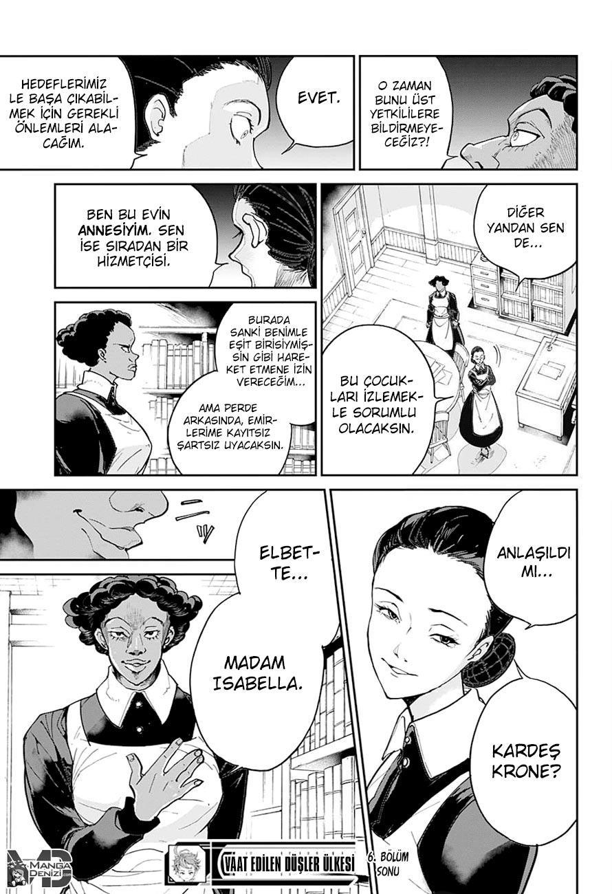 The Promised Neverland mangasının 006 bölümünün 20. sayfasını okuyorsunuz.