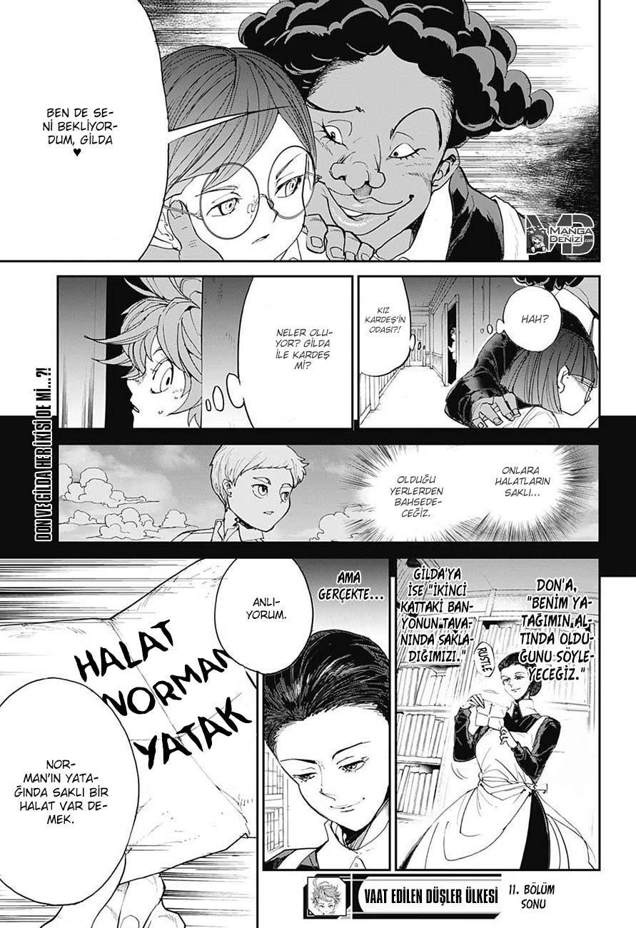 The Promised Neverland mangasının 011 bölümünün 20. sayfasını okuyorsunuz.