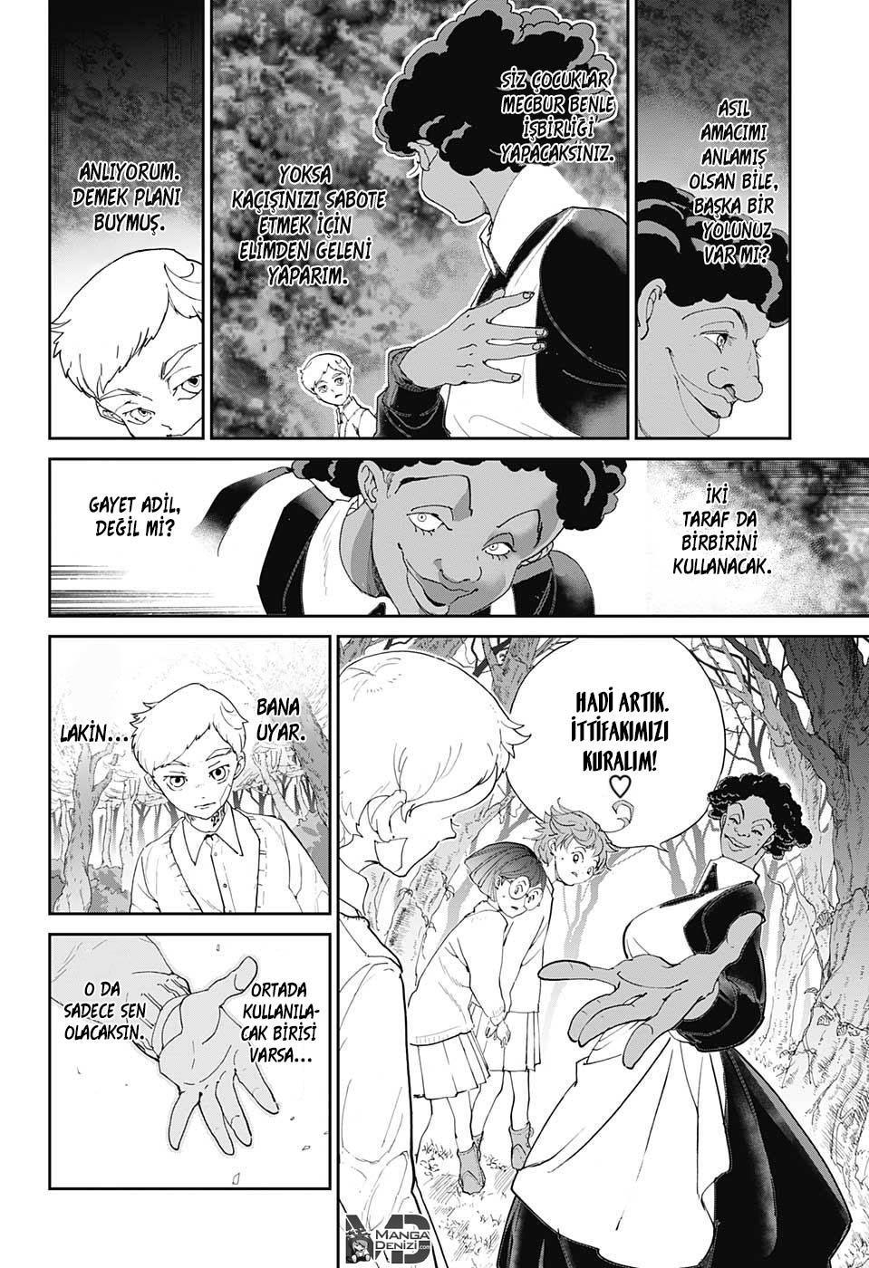 The Promised Neverland mangasının 020 bölümünün 13. sayfasını okuyorsunuz.