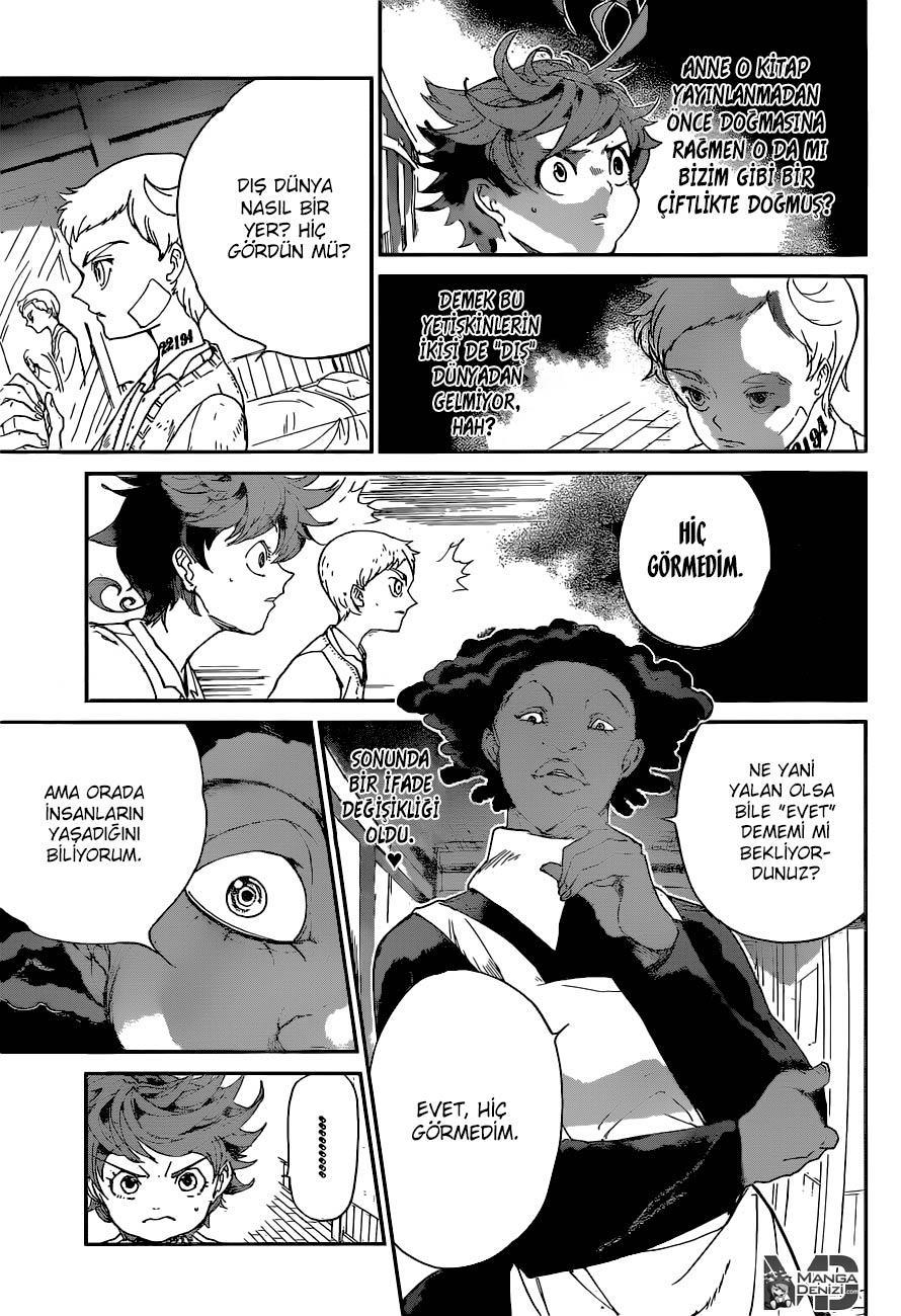 The Promised Neverland mangasının 021 bölümünün 12. sayfasını okuyorsunuz.