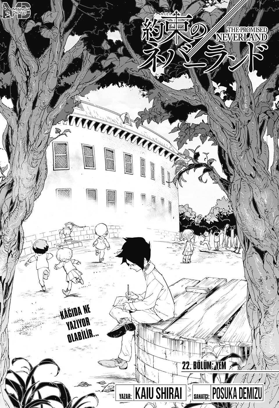 The Promised Neverland mangasının 022 bölümünün 2. sayfasını okuyorsunuz.