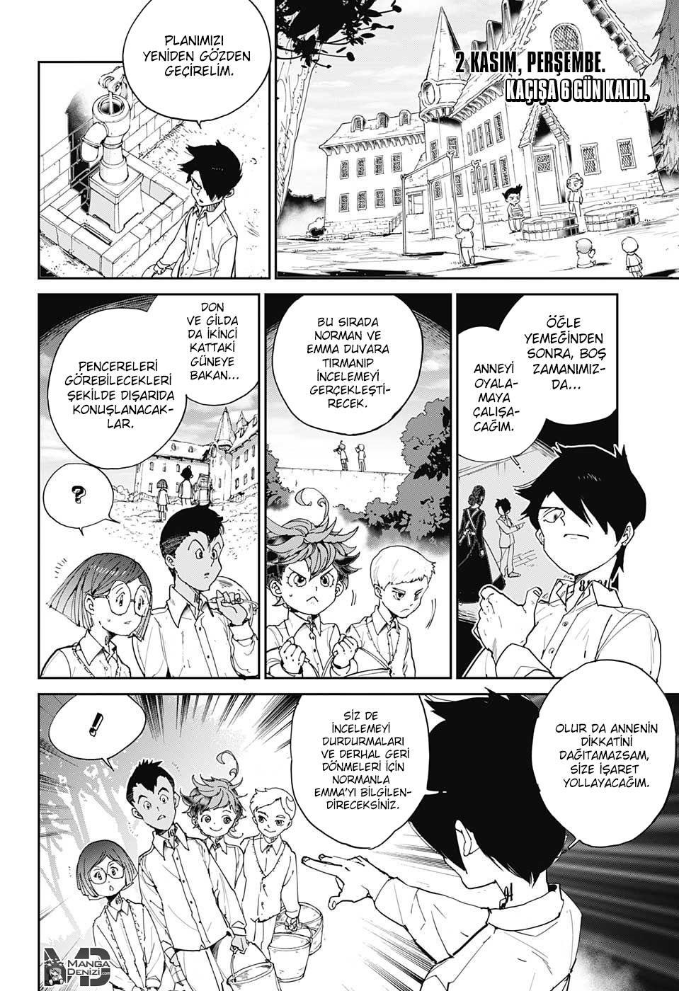 The Promised Neverland mangasının 022 bölümünün 3. sayfasını okuyorsunuz.
