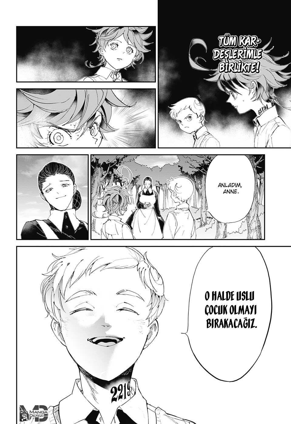 The Promised Neverland mangasının 025 bölümünün 13. sayfasını okuyorsunuz.