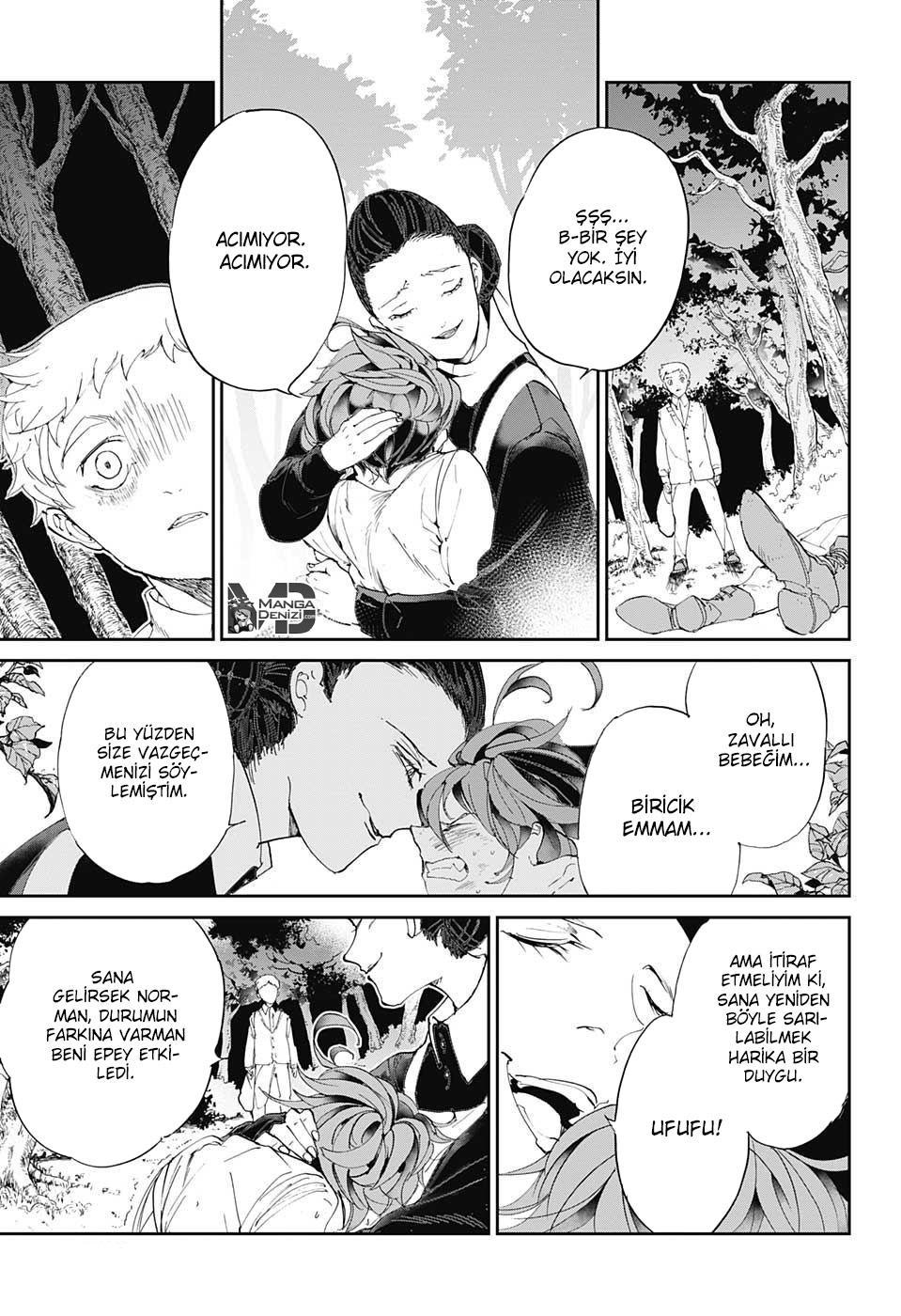 The Promised Neverland mangasının 025 bölümünün 18. sayfasını okuyorsunuz.