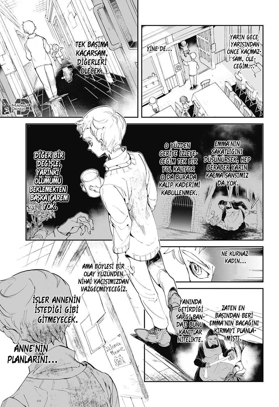 The Promised Neverland mangasının 026 bölümünün 18. sayfasını okuyorsunuz.