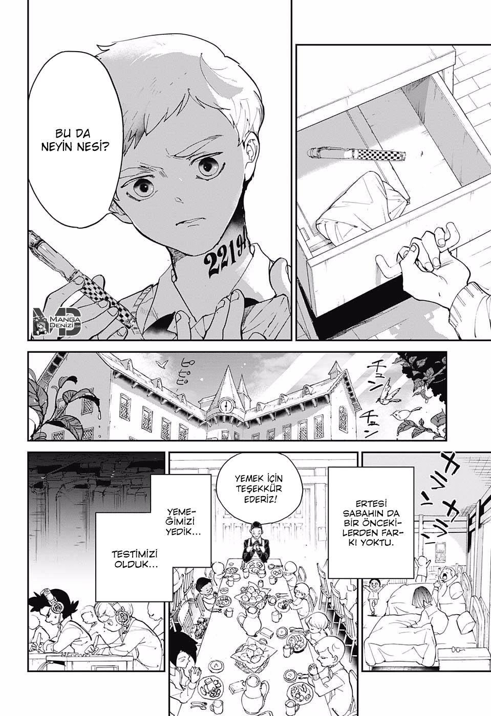 The Promised Neverland mangasının 028 bölümünün 19. sayfasını okuyorsunuz.