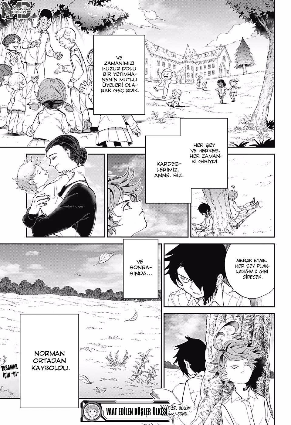 The Promised Neverland mangasının 028 bölümünün 20. sayfasını okuyorsunuz.