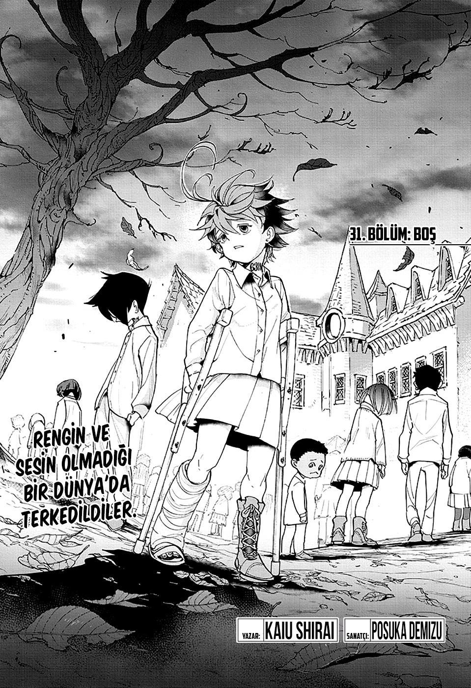 The Promised Neverland mangasının 031 bölümünün 4. sayfasını okuyorsunuz.