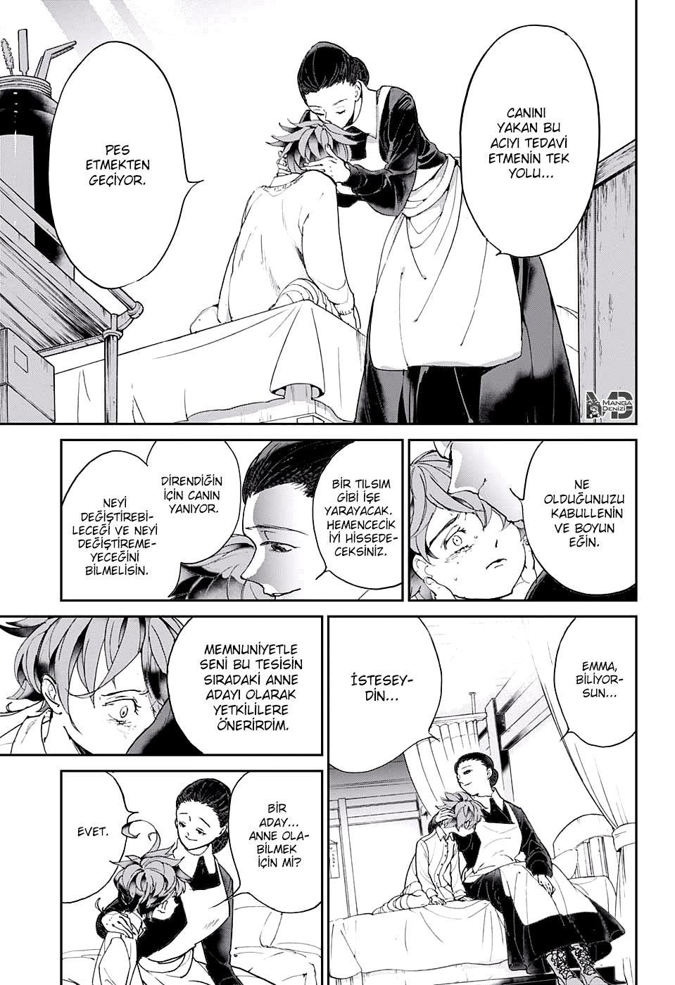 The Promised Neverland mangasının 031 bölümünün 12. sayfasını okuyorsunuz.