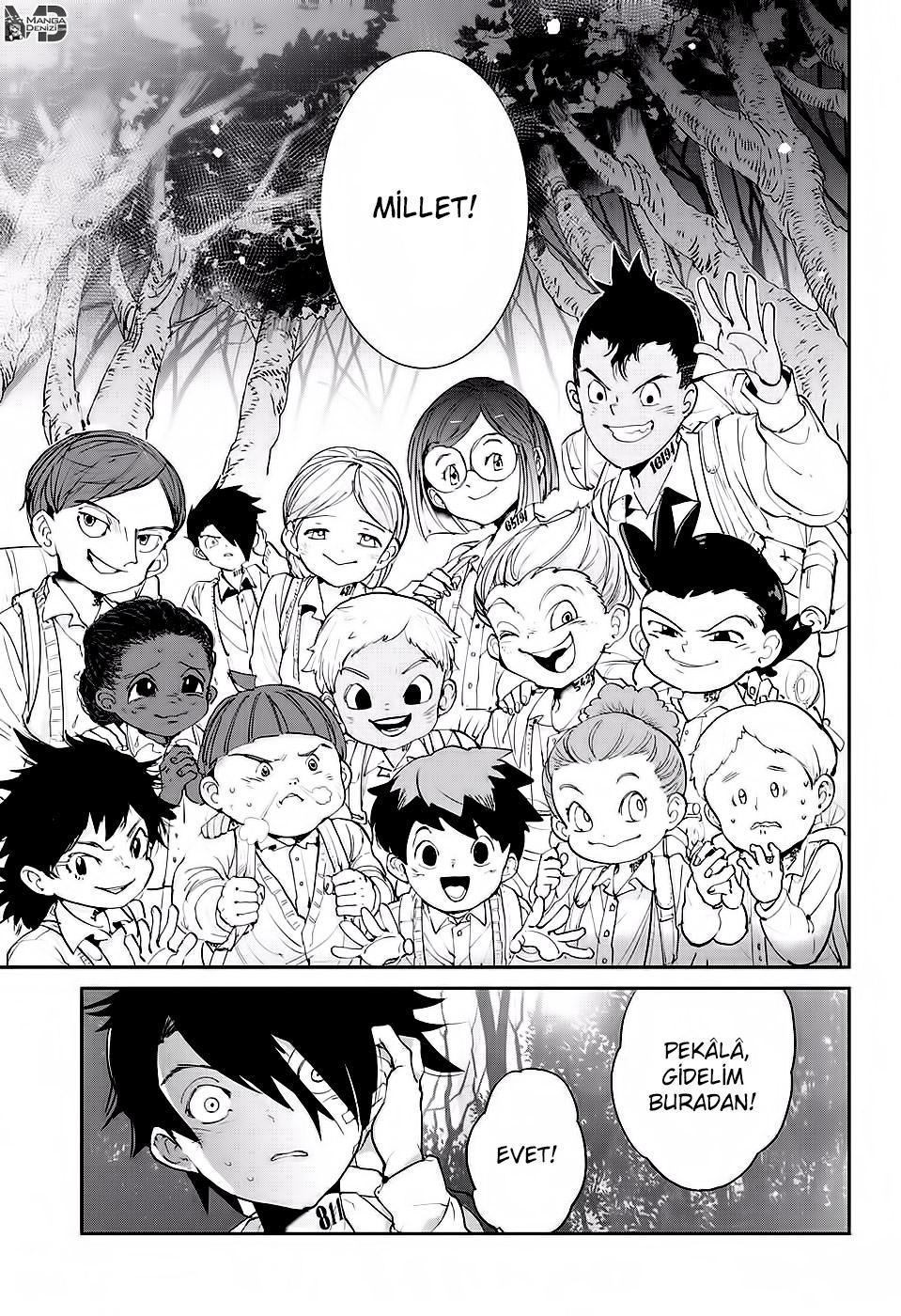 The Promised Neverland mangasının 033 bölümünün 15. sayfasını okuyorsunuz.