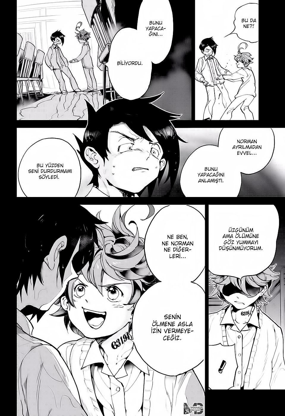 The Promised Neverland mangasının 033 bölümünün 18. sayfasını okuyorsunuz.