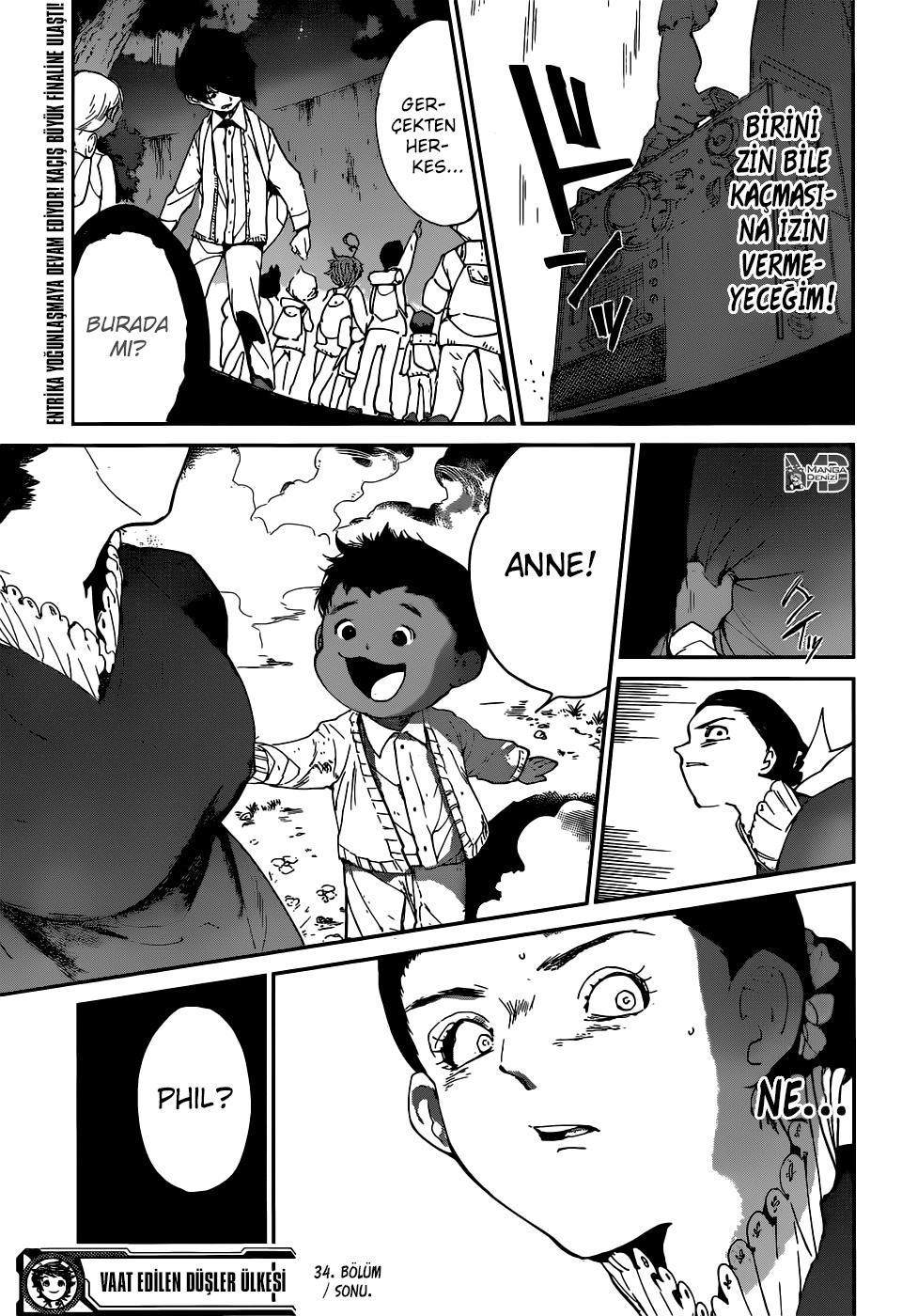The Promised Neverland mangasının 034 bölümünün 20. sayfasını okuyorsunuz.