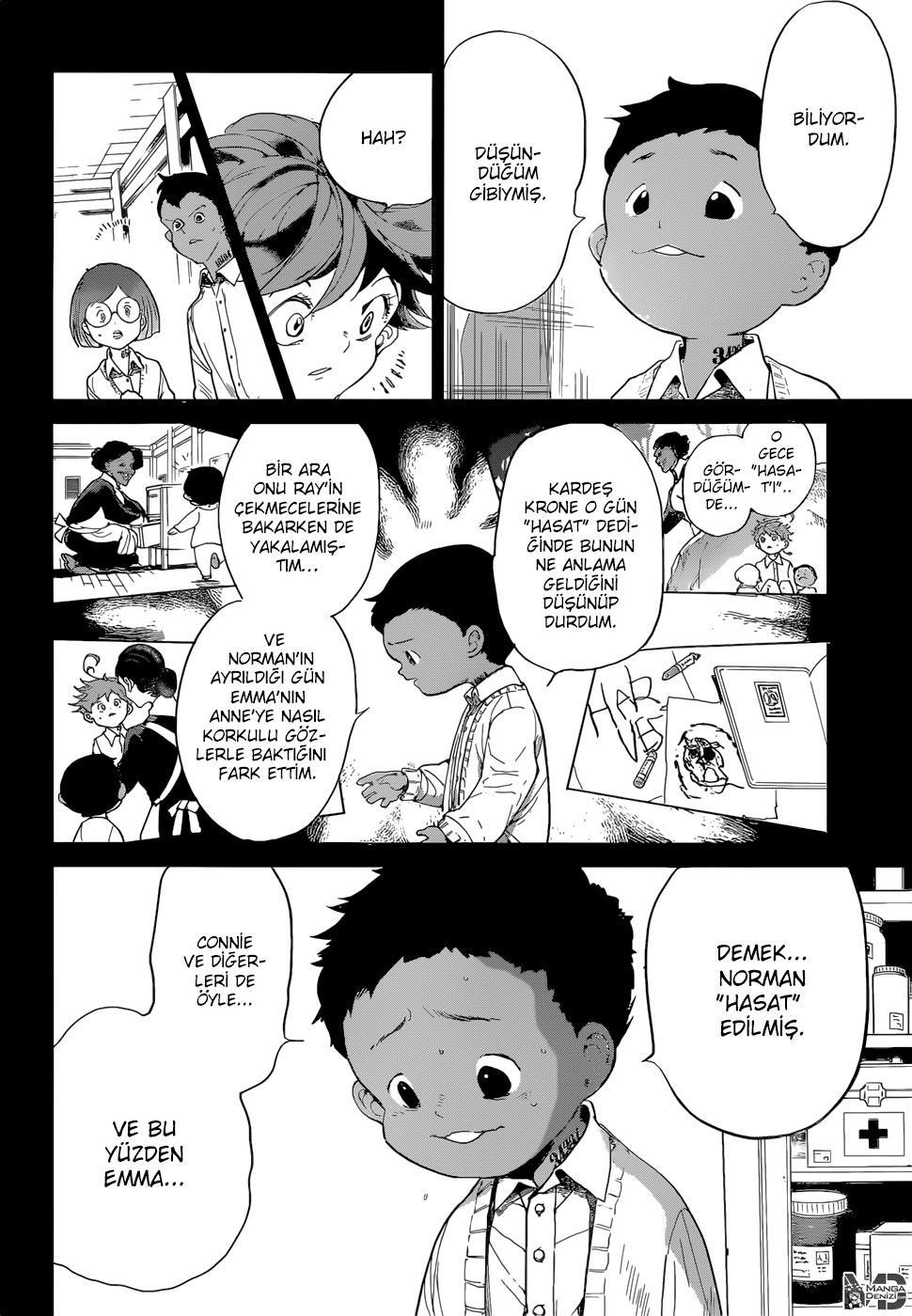 The Promised Neverland mangasının 035 bölümünün 11. sayfasını okuyorsunuz.