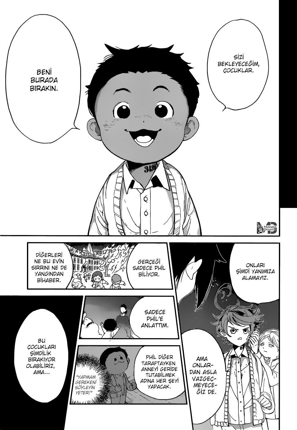 The Promised Neverland mangasının 035 bölümünün 14. sayfasını okuyorsunuz.