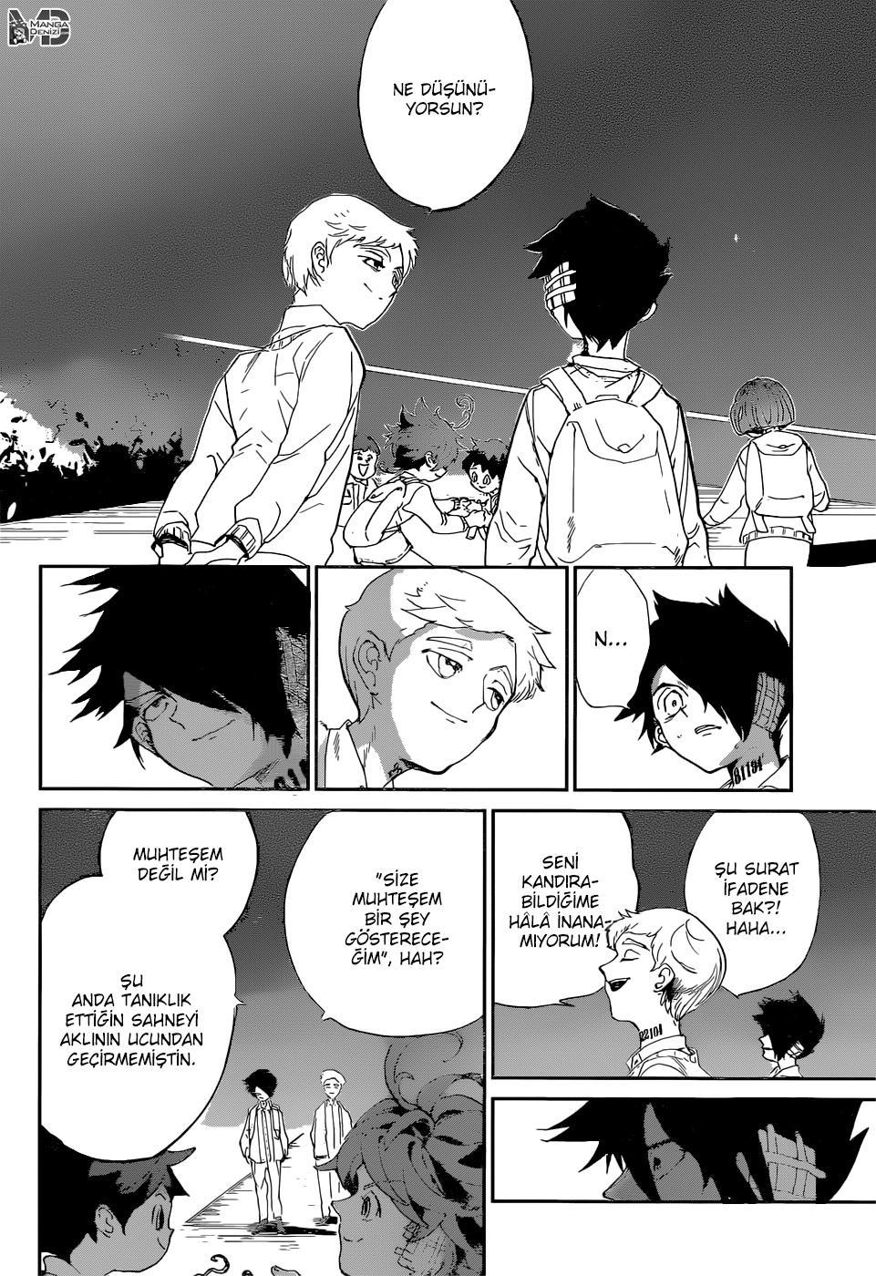 The Promised Neverland mangasının 036 bölümünün 11. sayfasını okuyorsunuz.