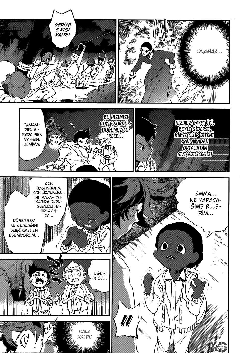 The Promised Neverland mangasının 036 bölümünün 14. sayfasını okuyorsunuz.