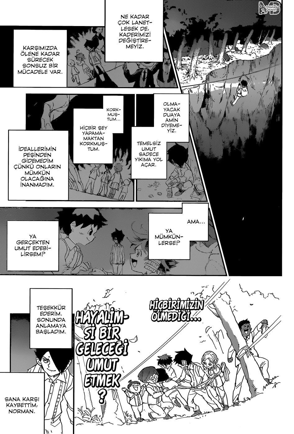 The Promised Neverland mangasının 036 bölümünün 16. sayfasını okuyorsunuz.