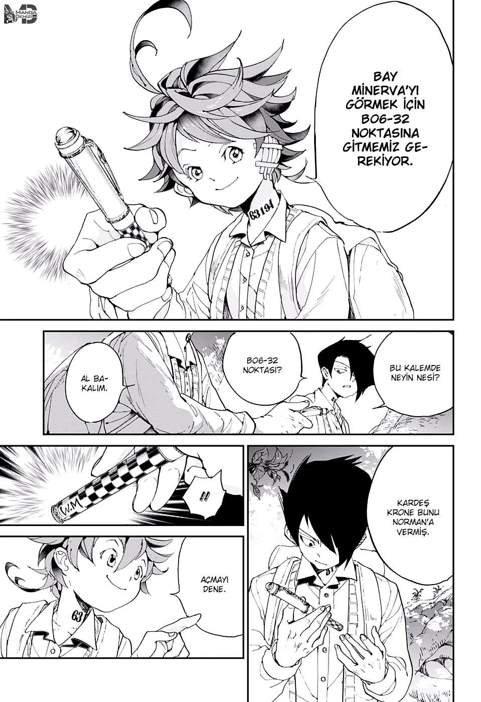 The Promised Neverland mangasının 038 bölümünün 16. sayfasını okuyorsunuz.