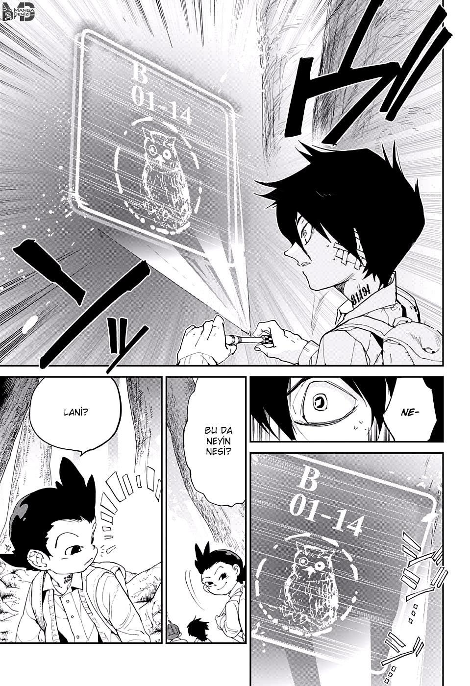 The Promised Neverland mangasının 038 bölümünün 18. sayfasını okuyorsunuz.