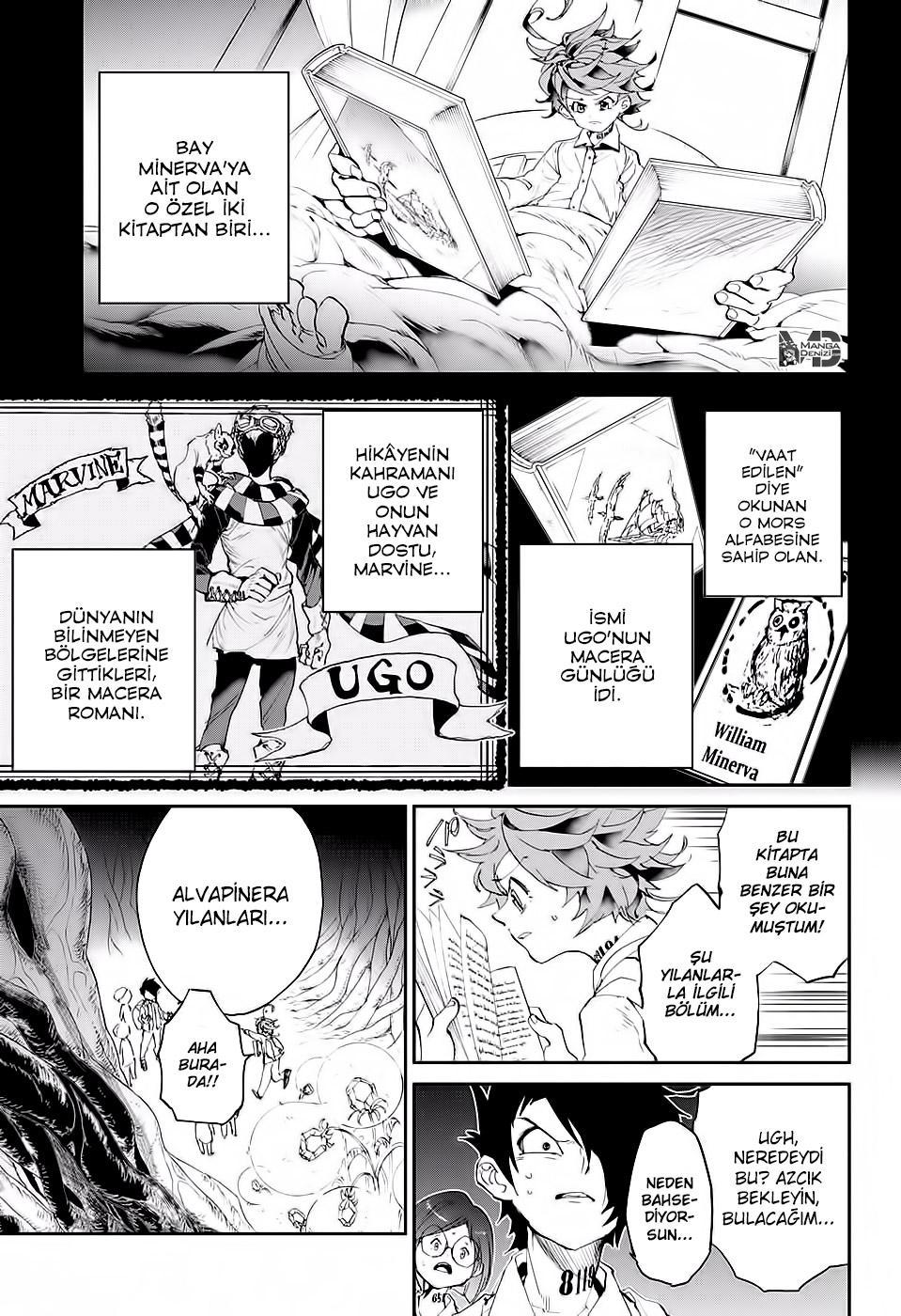 The Promised Neverland mangasının 040 bölümünün 5. sayfasını okuyorsunuz.