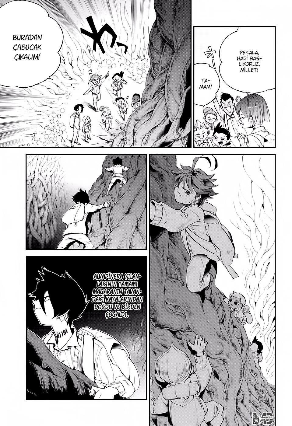 The Promised Neverland mangasının 040 bölümünün 15. sayfasını okuyorsunuz.