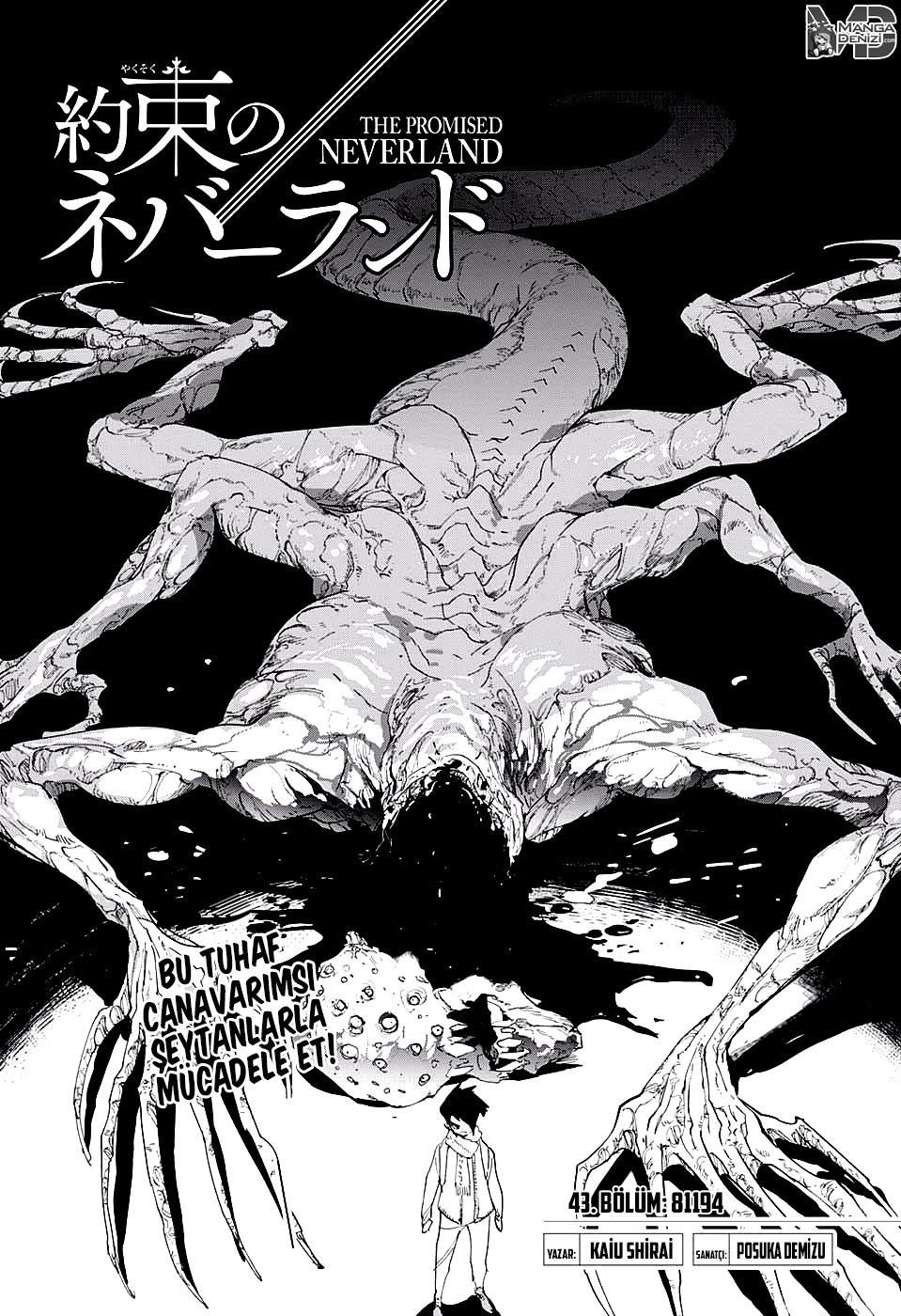 The Promised Neverland mangasının 043 bölümünün 4. sayfasını okuyorsunuz.