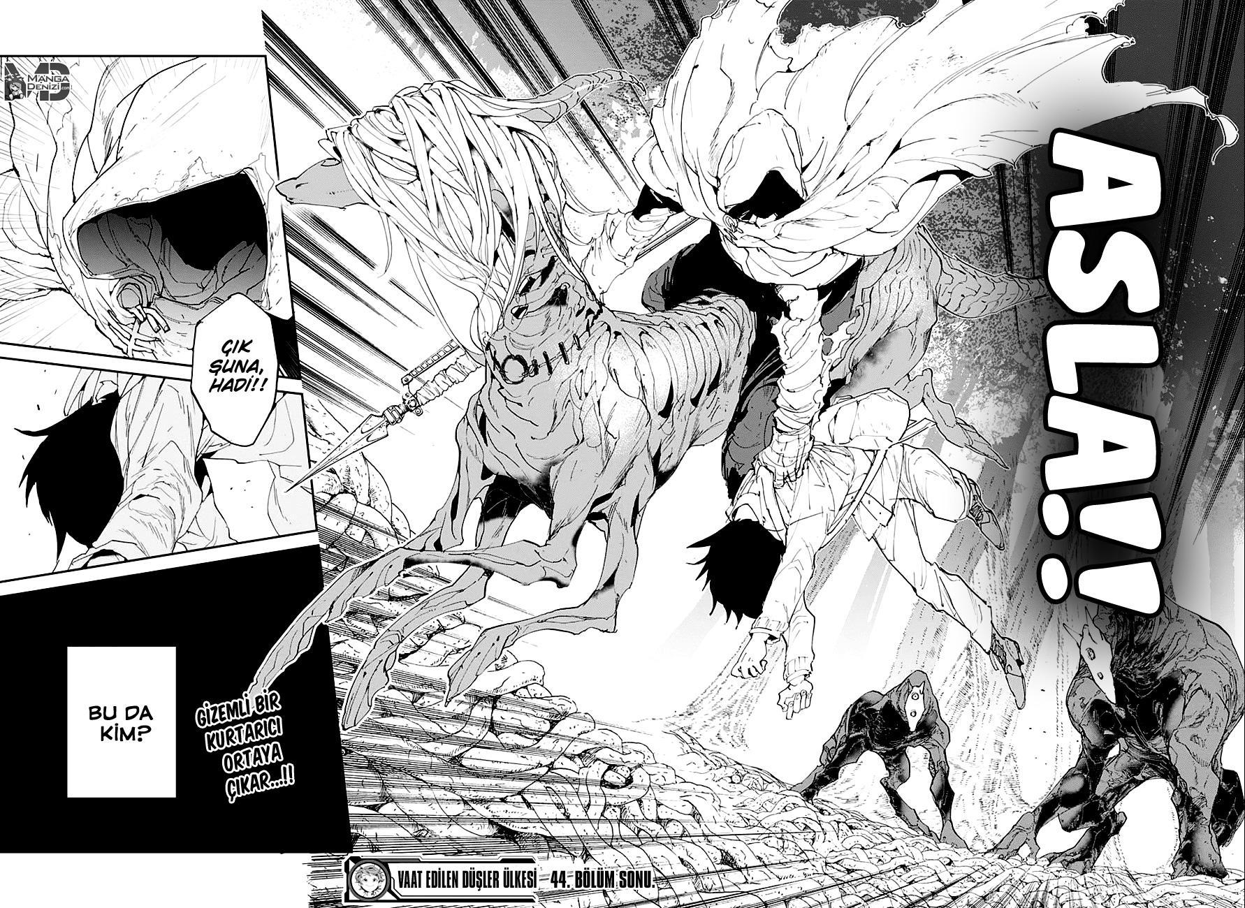 The Promised Neverland mangasının 044 bölümünün 19. sayfasını okuyorsunuz.