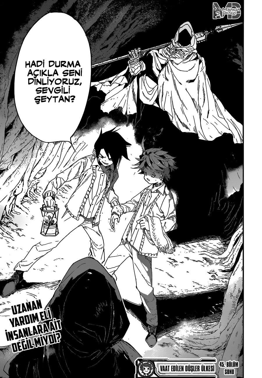 The Promised Neverland mangasının 045 bölümünün 23. sayfasını okuyorsunuz.