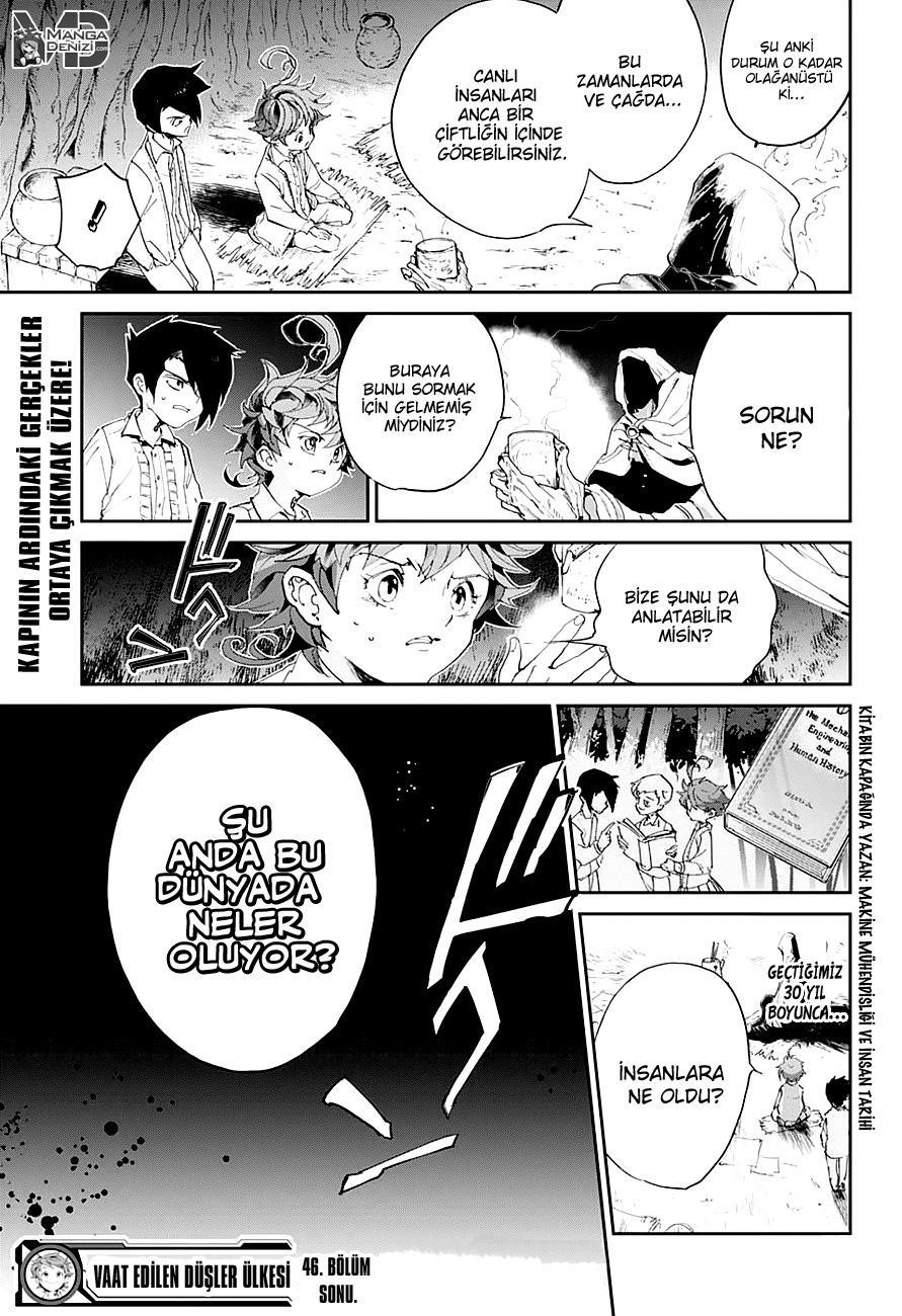 The Promised Neverland mangasının 046 bölümünün 20. sayfasını okuyorsunuz.