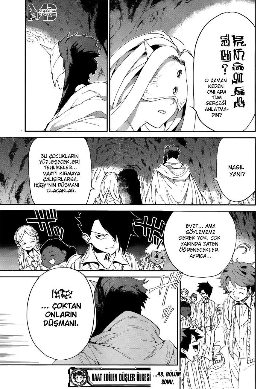 The Promised Neverland mangasının 048 bölümünün 20. sayfasını okuyorsunuz.