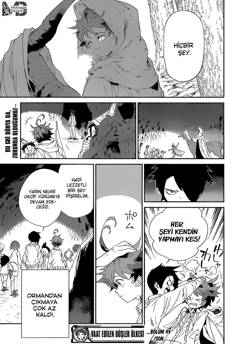 The Promised Neverland mangasının 049 bölümünün 19. sayfasını okuyorsunuz.