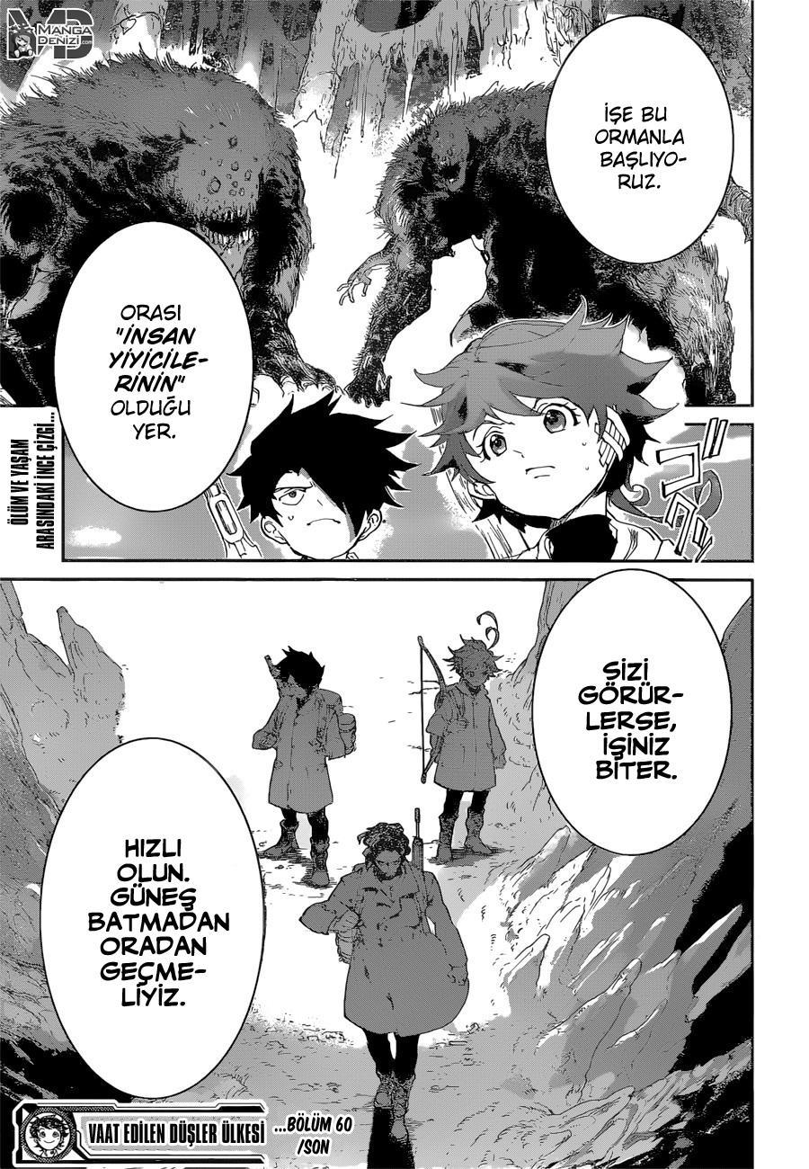 The Promised Neverland mangasının 060 bölümünün 21. sayfasını okuyorsunuz.