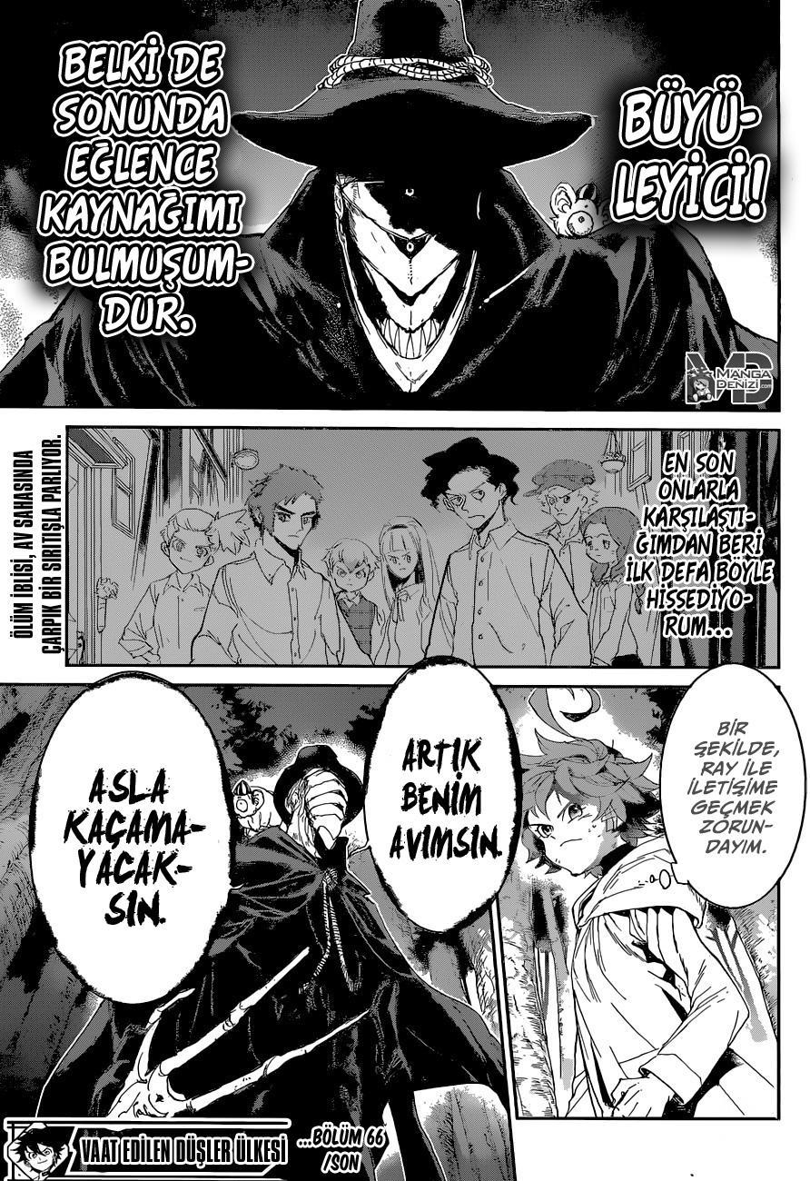 The Promised Neverland mangasının 066 bölümünün 19. sayfasını okuyorsunuz.