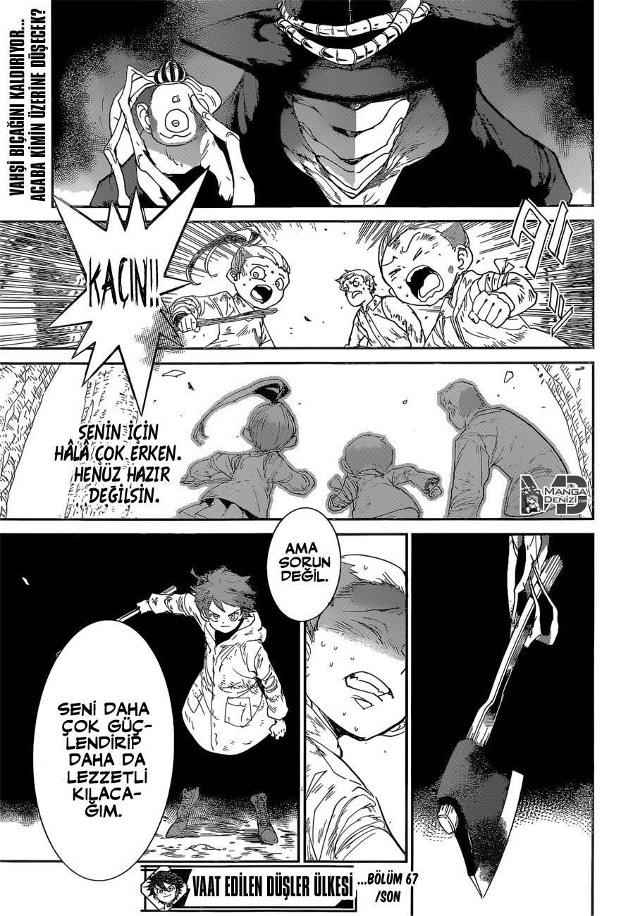 The Promised Neverland mangasının 067 bölümünün 22. sayfasını okuyorsunuz.