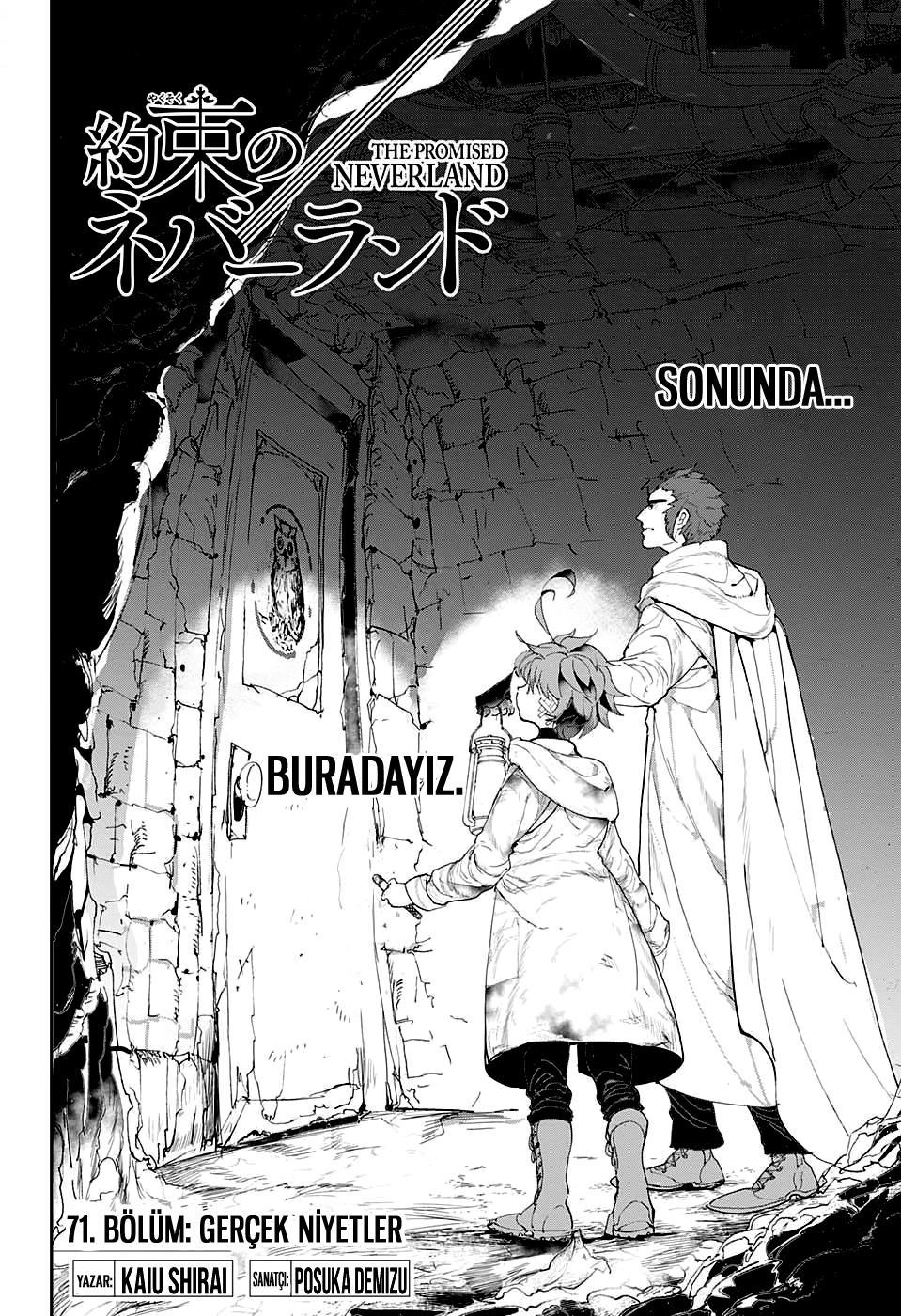 The Promised Neverland mangasının 071 bölümünün 5. sayfasını okuyorsunuz.