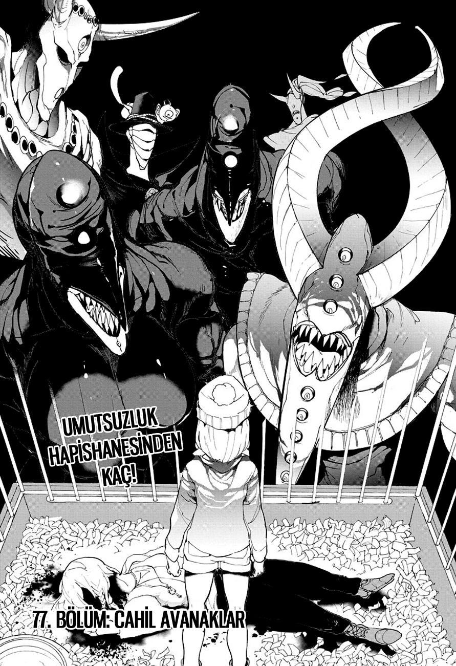 The Promised Neverland mangasının 077 bölümünün 5. sayfasını okuyorsunuz.