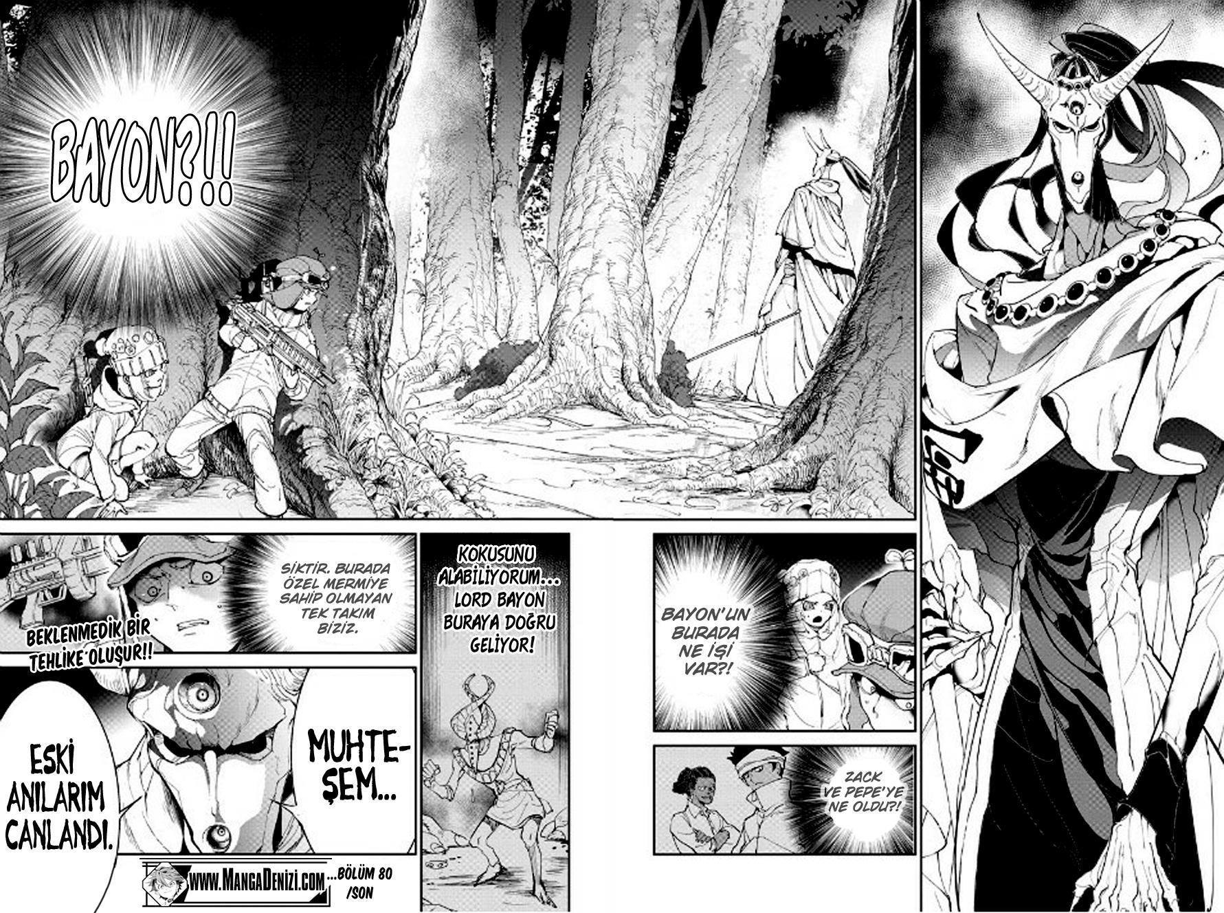 The Promised Neverland mangasının 080 bölümünün 21. sayfasını okuyorsunuz.