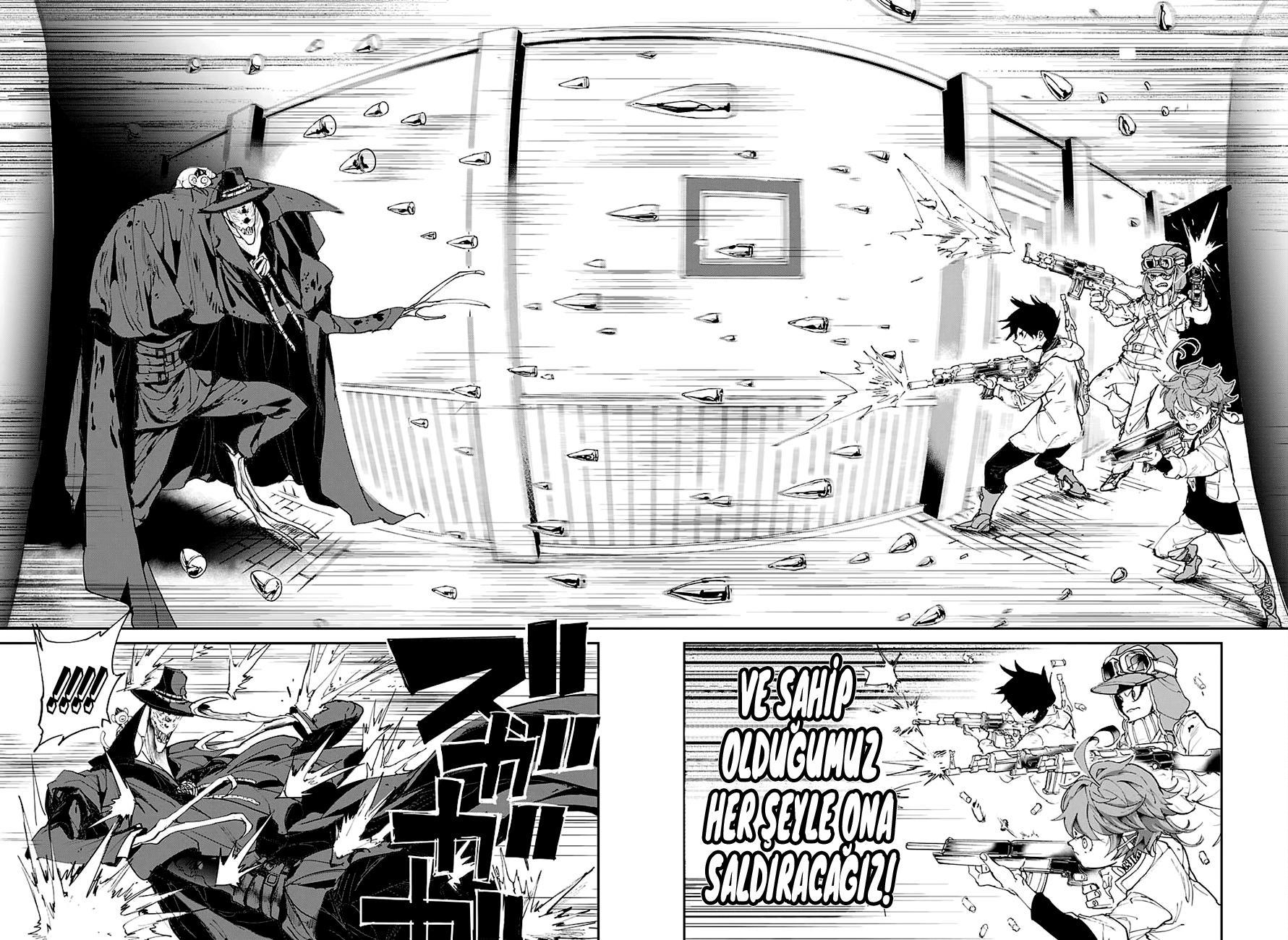 The Promised Neverland mangasının 091 bölümünün 15. sayfasını okuyorsunuz.