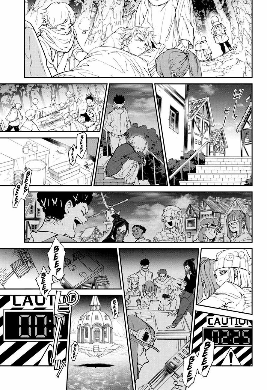 The Promised Neverland mangasının 095 bölümünün 16. sayfasını okuyorsunuz.